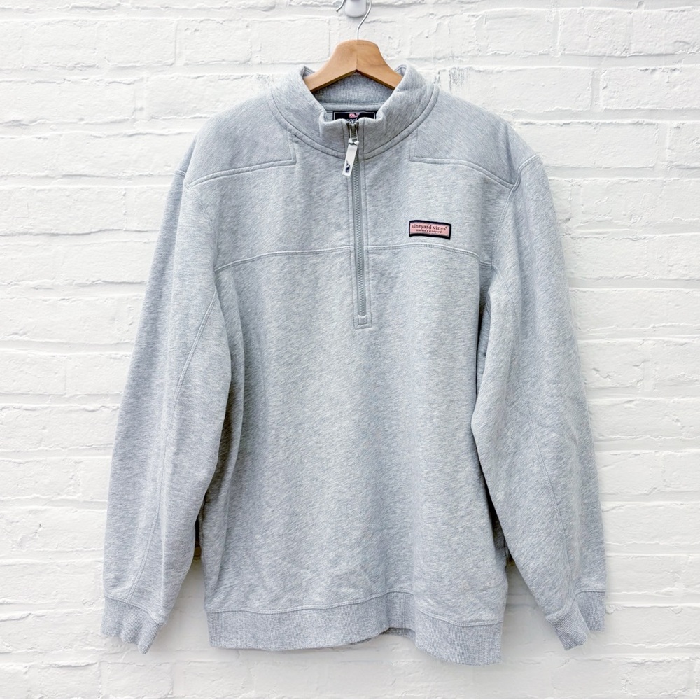 Vineyard Vines || Shep Shirt‎ Quarter Zip Pullover Gray XL